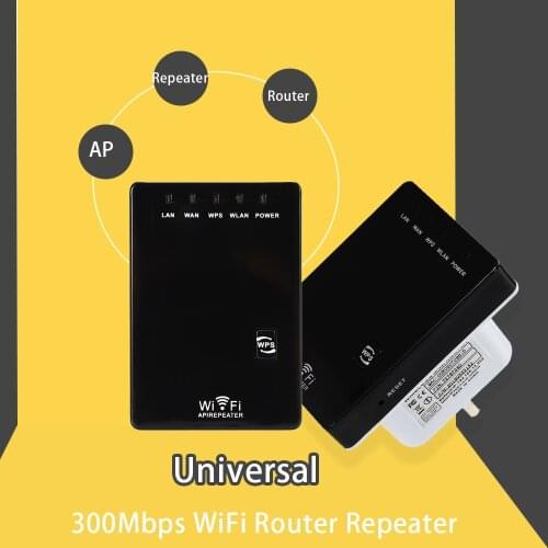 300Mbps Wirless Wifi Router Repeater Range Extender Mini Wireless-N Bridge Access Point Wide Roteador Extendor EU/US/UK Plug