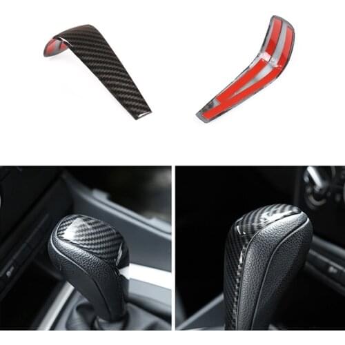 ABS Gear Shift Knob Head Cover Mouldings Trim for BMW 1/3 Series X1 E90 E92 E93 E87 2006-2012 Car Styling Interior Accessories