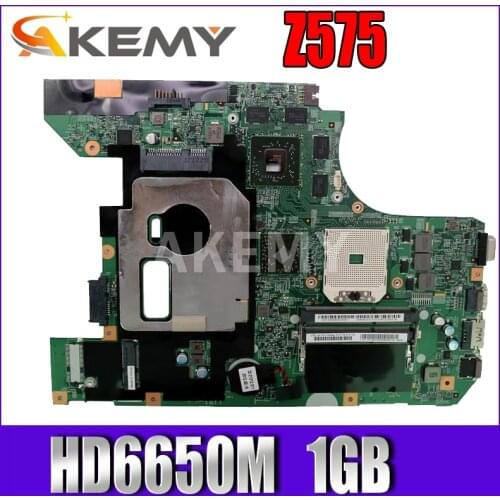Akemy For Lenovo Z575 laptop motherboard HD 6650M 1GB 10337-1 55.4M501.031 48.4M502.011 Test work