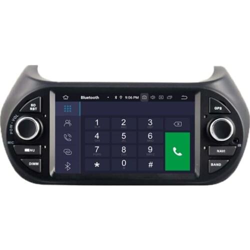 7" Android 10.0 OS Car Multimedia GPS Radio System Player for Fiat Fiorino / Qubo 2008-2017 with Full Video Output Support