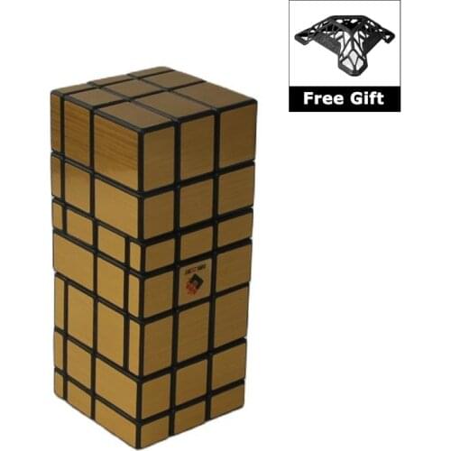CubeTwist Mirror Tower 3 Cubo Magico Professional Multiple Twist Puzzle Educational Toys for Kids Gifts Cubing with Bracket