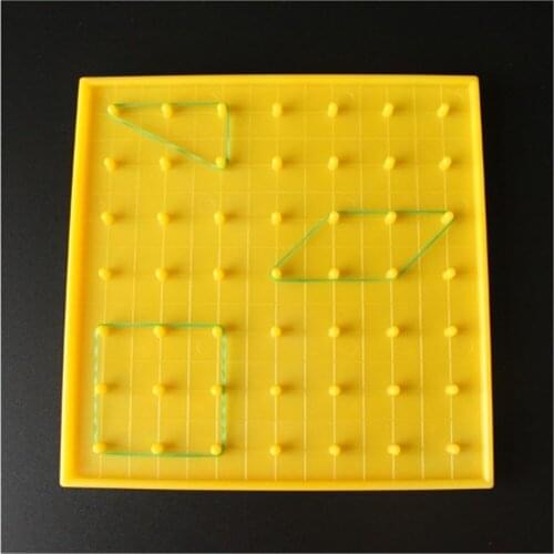 Children Educational Aids Plastic Nail Plate Mathematics Teaching Instrument Primary Mathematics Nailboard Tools Geometry Demo