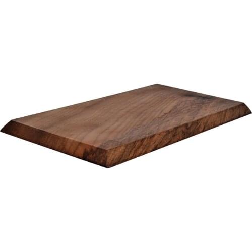 Geometric Natural Walnut Serving Board Wooden presentation plate for your breakfast and cake presentations