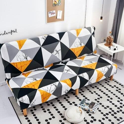 Geometric sofa bed cover length 160-185cm modern style case for sofa bed furniture protector