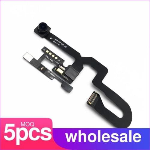 5pcs Front Camera Flex Cable for iPhone 7 8 6 6S Plus X XR XS Max Facetime Light Brightness Promixity Sensor Replacement Parts