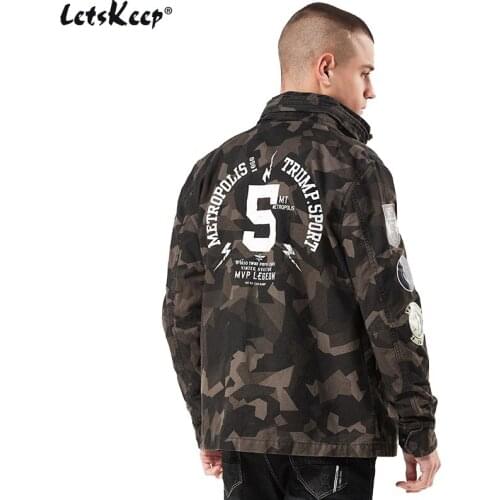 LetsKeep Mens Camouflage Jackets