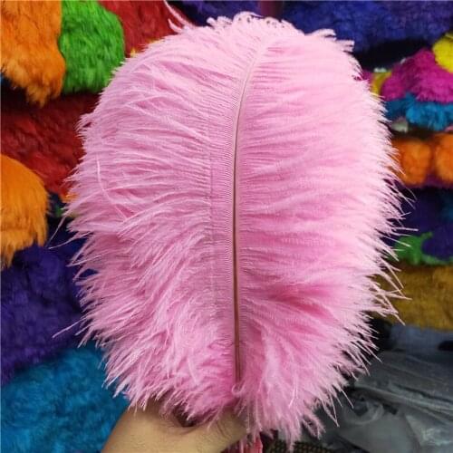 Hot Sale 50pcs/lot High Quality Ostrich Feather 30-35cm/12-14inch Wedding Plumas De Faisan Feathers for Crafts