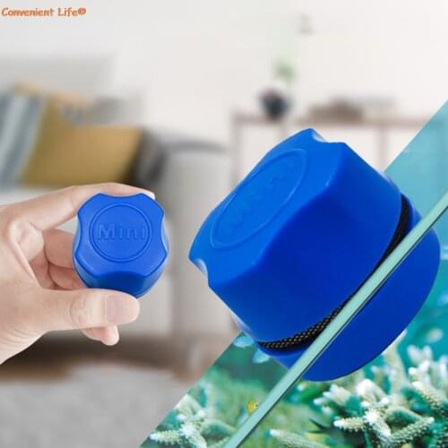 Aquarium Magnetic Brush Glass Floating Algae Scraper Curve Glass Cleaner Mini Scrubber Tool Fish Tank Glass Cleaning Magnet New