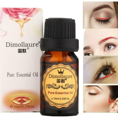 Dimollaure dropshipping Eyelash Growth Castor Oil Natural Organic hair Eyebrow Growth Essential Oil Prevent Skin Aging nail care