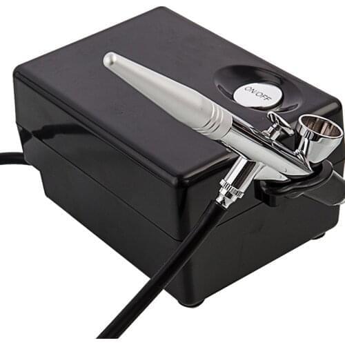 Mini Air Compressor Kit Airbrush Spray Gun Portable BT16 Sprayer Makeup for Cakes Manicure Temporary Tattoo Art Painting Tool
