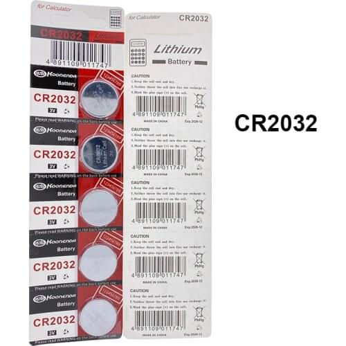 Original 10PCS CR2032 Button Cell Battery cr 2032 For Watch Toys Remote Control Computer Calculator Control