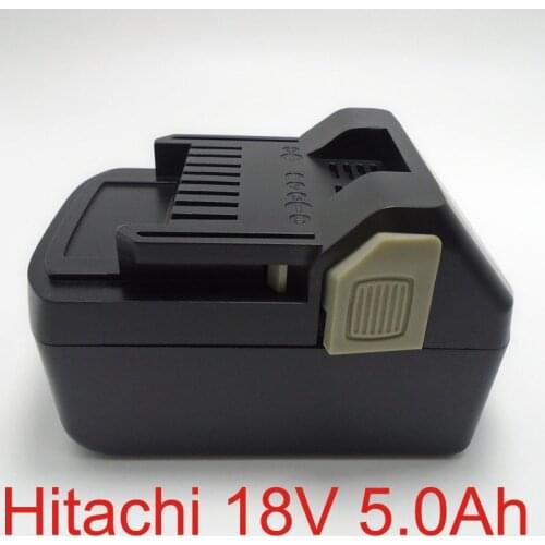 US 5000mah 18V Rechargeable Li-ion Battery pack for Hitachi cordless Electric drill screwdriver DS18DSL,DS18DBL,DH18DSL,UB18DSL