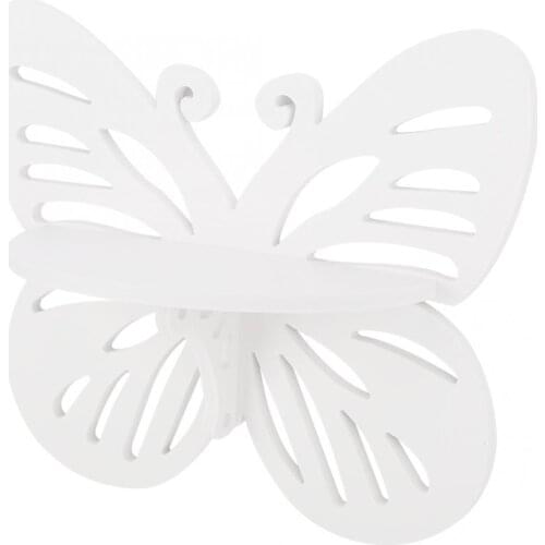 Butterfly Shape Storage Rack Wall Shelf Rural Style Home Decoration Shelves Cabinet Holders Storage Shelf Wall Mounted Rack