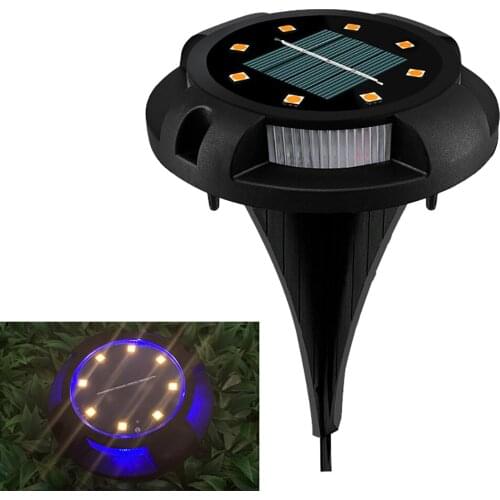 LED Solar Underground Light 12LED Outdoors Waterproof Solar Street Path Way Stair Garden Light Solar Power Light