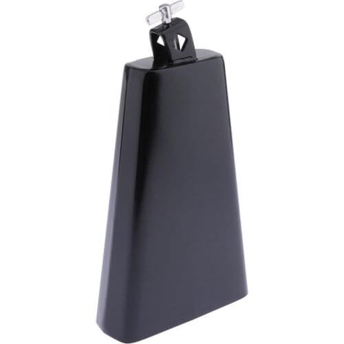 Iron 9 Inch Cowbell Percussion Instrument Parts for Drummers
