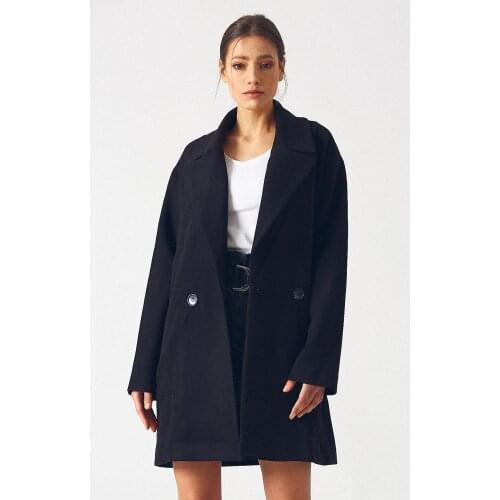 Womens cashmere Winter Jacket Full Color Woolen Outerwear Autumn Winter Fashion Classic Casual Clothing from Turkey