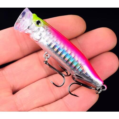 1PC 7cm/9.4g Top Water Fishing Popper Lure Balancer Crankbaits Isca Artificial Pesca Hard Bait Fly Fishing Wobblers Tackle
