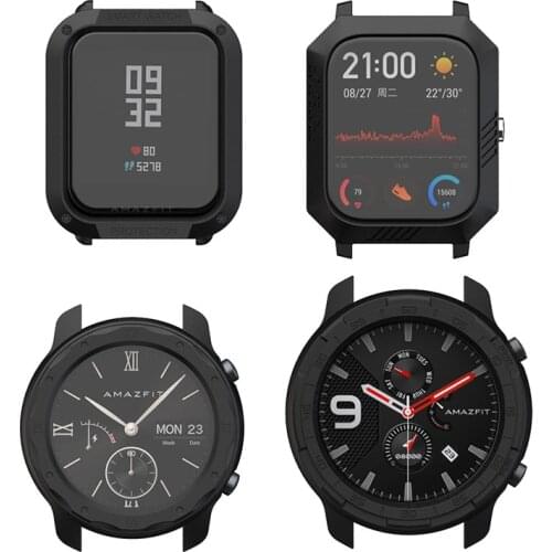 Tough Armor Case Cover for Amazfit Bip GTS GTR 42mm 47mm Watch protector for Huami Bip Lite Smart Watch Accessories SIKAI