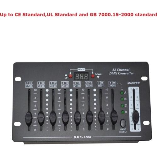 1Pcs/Lot Free Shipping 32 Channels DMX Stage Lighting Controller DMX Console Control LED Moving Head Lights LED Par Light