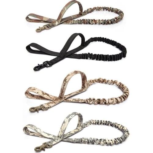 2.5cm Width Army Tactical Dog Leash Rope Camouflage Leash For Dog Max 150cm Outdoor Dog Training Leash For Dogs Pet Products