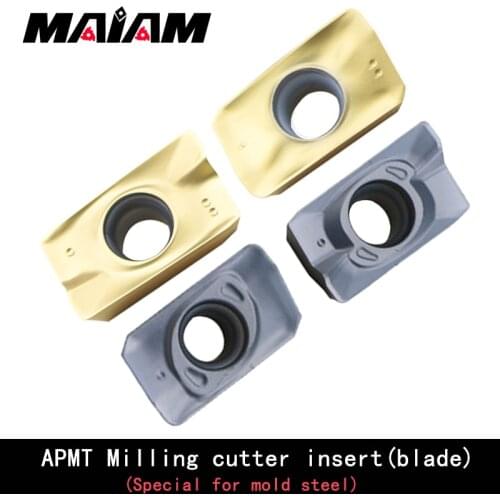APMT1135 APMT1604 carbide blade APMT1135PDER APMT1604PDER Milling cutter insert(blade ) for turning mold steel parts