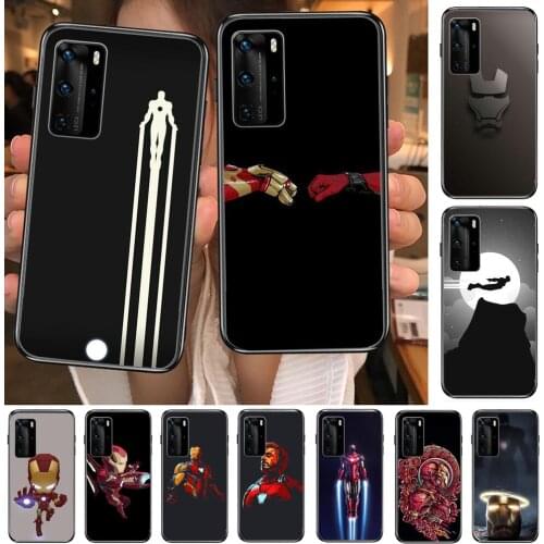 Marvel Comics Clear Phone Case For Huawei Honor 20 10 9 8A 7 5T X Pro Lite 5G Black Etui Coque Hoesjes Comic Fash