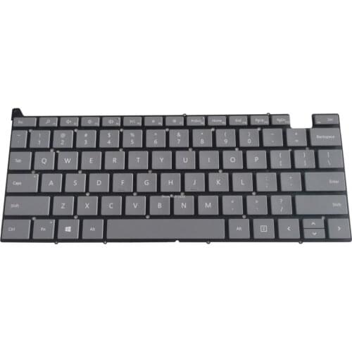 Laptop Keyboard For Microsoft Surface Laptop Go 1943 12.4” United States US gray Without Frame