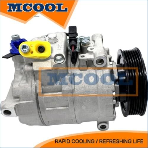 7SEU17C Auto AC Compressor For VW Volkswagen AMAROK MULTIVAN RANSPORTER CARAVELLE Bus 2.0 TDI 7E0820803 7E0820803F 447150-1520