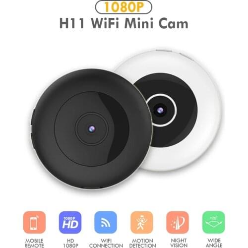 HD 1080P Mini WiFi Camera Magnetic Micro Cam IR Night Vision Motion Detection HD Video Camcorder Support Remote View 64G TF Card