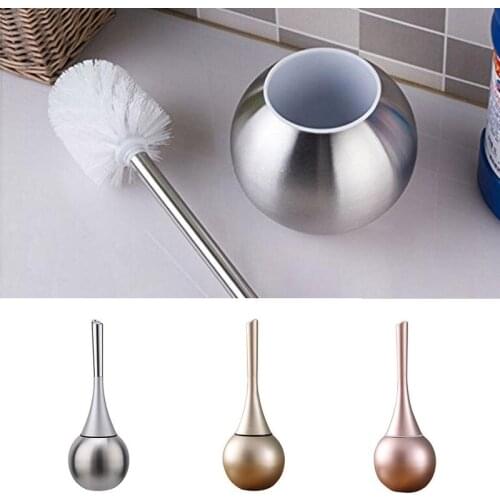 Toilet Brush Set Innovative Bathroom Washroom Brush 304 Stainless Steel Base + ABS Plastic Handle Toilet Cleaning Brush Tool