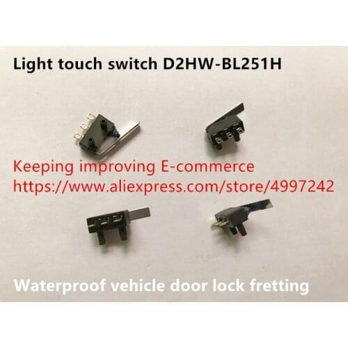 Original new 100% light touch switch D2HW-BL251H waterproof vehicle door lock fretting
