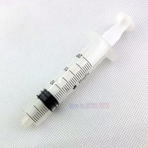 Plastic 20ML Bird Feeding Syringe LUER LOCK