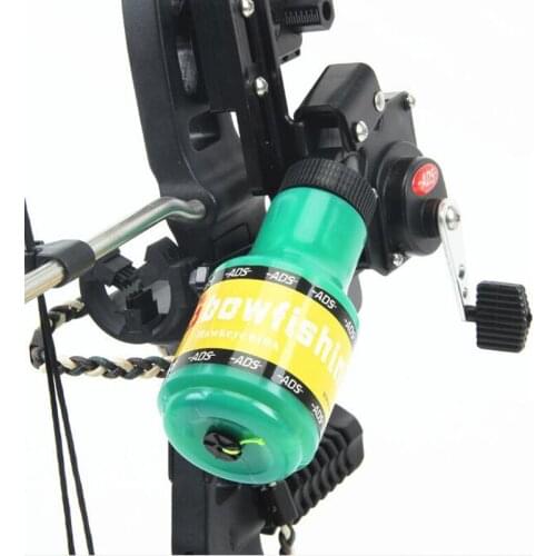 Archery ADS Fishing Spincast Reel Bottle Rope Used For Compound Bow Recurve Bow Right Hand Left Hand Device Tool Hunting