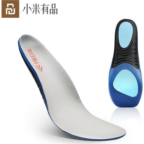 Youpin FREETIE Sport Silicone Insoles For Shoes Insole Sneakers Men Shock Absorption Basketball Football Insoles Deodorizing