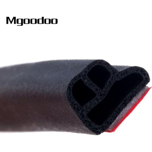Car Door Seal Strip Auto Rubber Seals Strips Noise Insulation Soundproofing Weatherstrip Car Door Protector Trunk Edge Stickers
