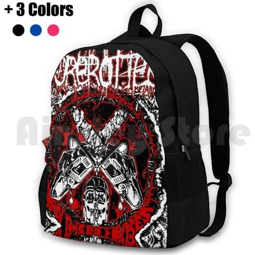 Men Gorerotted Gorgeous Outdoor Hiking Backpack Riding Climbing Sports Bag Cheap Band Band Store Punk Band Band Tour Old Band