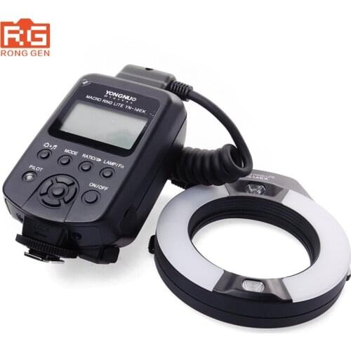 Yongnuo YN-14EX YN14EX TTL LED Macro Ring Lite Flash Speedlite Light with Adapter Ring for Canon EOS DLSR as MR-14EX