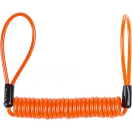 Motorcycle Disc Brake Lock Warning Rope 1.38m Telescopic Electric Vehicle