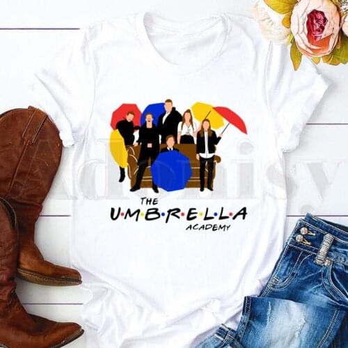 The Umbrella Academy American Drama Personality Short Sleeve Female Tops Tees Harajuku Vogue VintageT Shirts Womens T-shirt