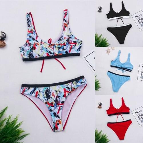 Sagace summer swimsuit womens one piece two piece bikini sexy swimsuit swimsuit womens high bubble hot spring swimsuit