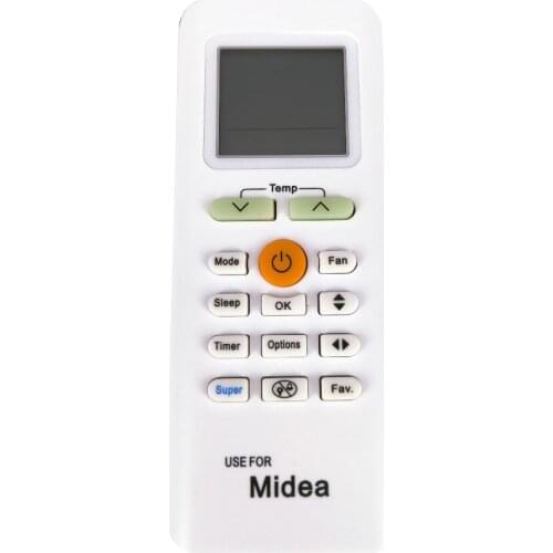 10/pcs NEW AC Remote Control For Midea Air Conditioner REMOTE CONTROL FOR RG70A/BGEF RG70E/BGEF RG70C/BGEF RG70E1/bgef