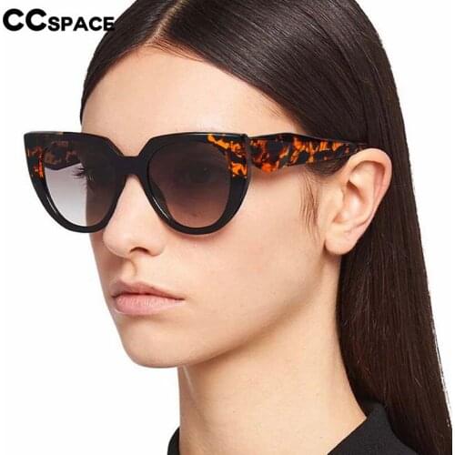 53161 Super Big Brand Cat Eye Sunglasses Designer Fashion 2021 Ins Men Women Anti-Uv Sunshade Mirror