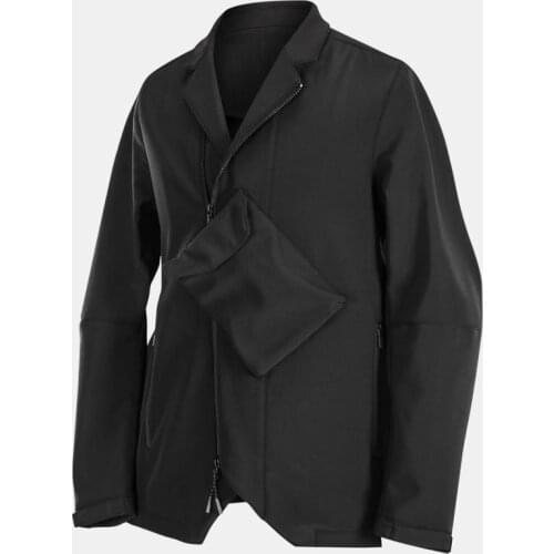 Nosucism diagonal pocket jacket blazer techwear ninjawear streetwear japanese style aesthetic