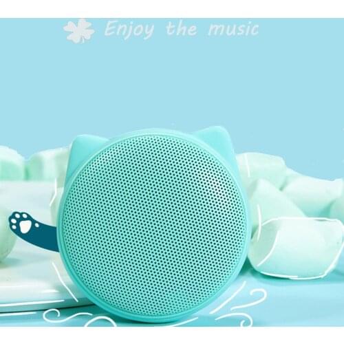 Mini Cat Bluetooth Speaker Portable Wireless With Mic Handsfree Call Music Player For iPhone Samsung Smartphone