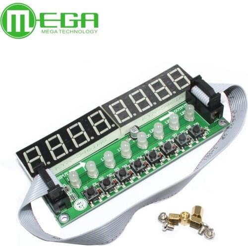 JY-LKM1638, F71A 8* Digital Tube + 8* Key + 8* Double Color LED Module TM1638 Can be Cascaded Replace CH452 / MAX7219