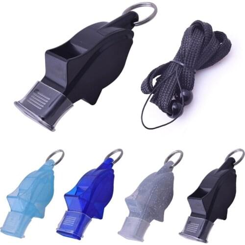 1Pcs High Decibel Sports Referee Classic Whistle Basketball Volleyball Football Tennis Dolphin Plastic Whistle Whistle