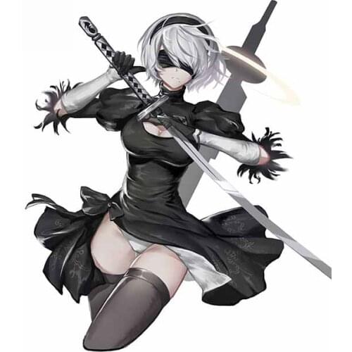 Beautiful Car Sticker Nier Automata A2 Vinyl Occlusion Scratch Personality Waterproof Body Window Trunk Decal