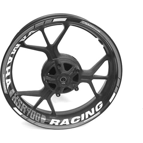 Hot sell Motorcycle Wheel Decal Accessory Sticker Reflective waterproof sticker for Yamaha XSR900