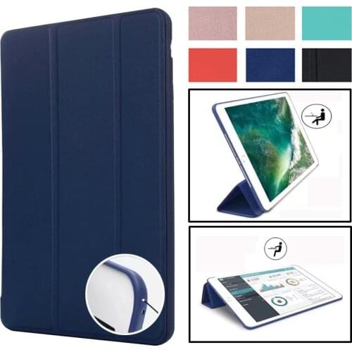 Magnet Case for iPad Mini 4 3 2 1 Case PU Leather Silicone Soft Back Trifold Stand Sleep Smart Cover for iPad Mini 2 5 2019 Case