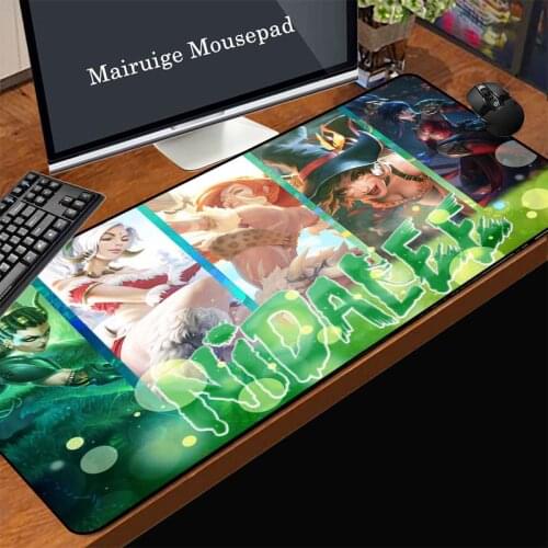 Mairuige Cheap and Durable Natural Rubber Cute Mouse Pad League of Legends Skin Large PC Keyboard Mat Multifunctional Carpet